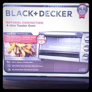 New Black and Decker Toaster Oven